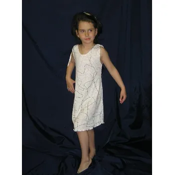 Dívčí šaty Šaty dívčí bez rukávů, velikost 122, Barva jako na obrázku 2, Složení materiálu 98% bavlna 2% lykra
