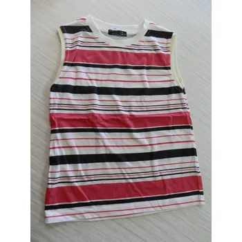 Chlapecké tílko Pruhované tílko červené, velikost 122, Složení materiálu 100% Bavlna, Určení Pro holky