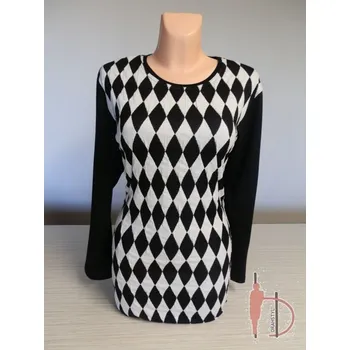 Dámský svetr Svetr NATALI, Barva Jako na obrázku, Velikost M 38 , Materiál 98% Polyester 2% Lycra