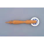 Český porcelán, a.s., Dubí Rádýlko s dřevěnou rukojetí 4,7 cm, cibulák, Český porcelán