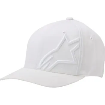 Kšiltovka Alpinestars Pánská bílá kšiltovka CORP SHIFT 2 FLEXFIT Alpinestars 1032-81008 2020 - S-M