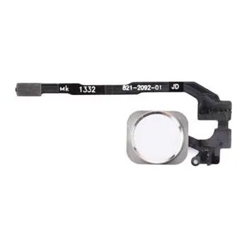 Apple iPhone SE Home Buton flex full assembly space silver - obvod tlačítka HOME osazený pro iPhone SE silver