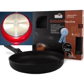 Pánev Pánev Baf gigant new line 28cm vnější barva červená (pánev BAF Gigant new line 28 cm s odnímatelnou ručkou a víkem RED)