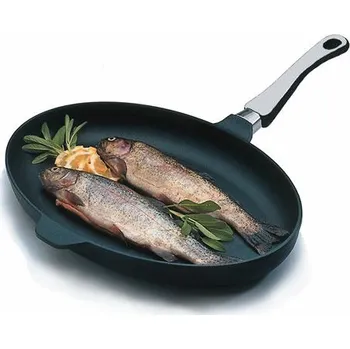 Pánev EXCELENT plasma titanová pánev Harecker na ryby 27x41 i INDUKCE