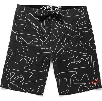 Pánské plavky Alpinestars Pánské černé krátké plavky TRACKS BSHORT Alpinestars 1036-24004 10 - 34