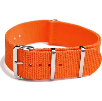 Řemínek na hodinky Řemínek k hodinkám NATO Strap - Oranžová šíře 22 mm