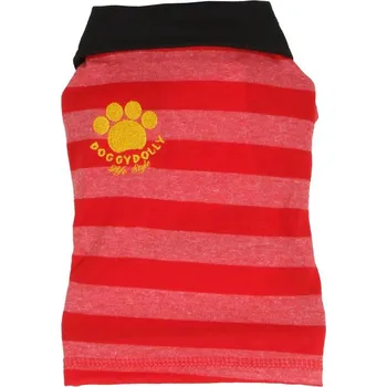 Obleček pro psa Triko Doggydolly Polo červené XXS