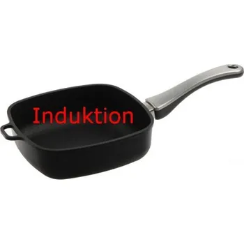 Sada nádobí plasma titanová pánev 24x24x7 s ručkou Harecker indukce (+ víko v hodnotě 550 Kč zdarma)