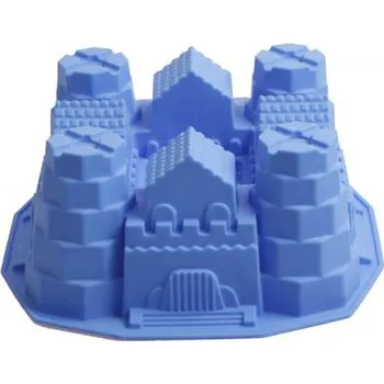 Nádoba na pečení silikonová forma na pečení motiv hrad 23x23x10 cm