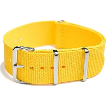 Řemínek na hodinky Řemínek k hodinkám NATO Strap - Žlutá šíře 20 mm