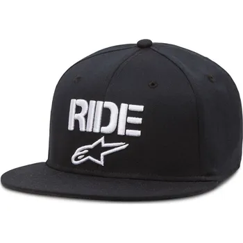 Pokrývka hlavy Alpinestars Pánská černá kšiltovka RIDE FLAT HAT Alpinestars 1016-81024 10 - S-M