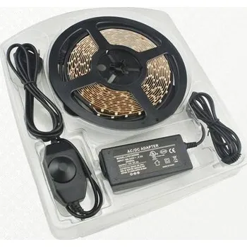 LED páska LED páska zalitá 6000K + trafo + stmívač SET03