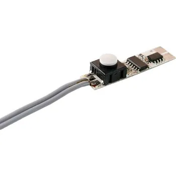 Příslušenství pro LED osvětlení Mikrovypínač s vodiči pro LED pásky