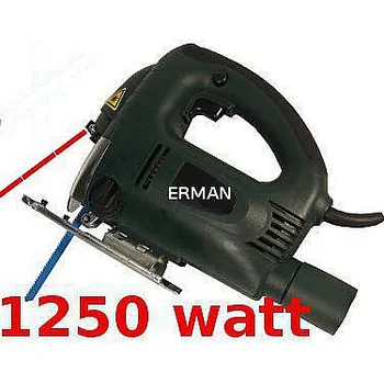 Přímočará pila Přímočará pila 1250 W s laserem (Přímočará pila Erman 1250 W s laserem)