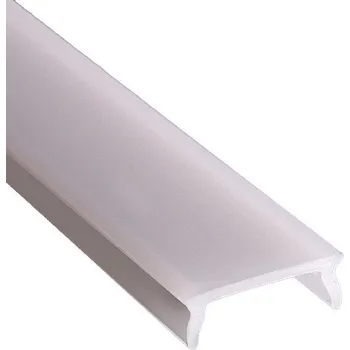 LED lišta Mléčný kryt pro hliníkové profily 2m