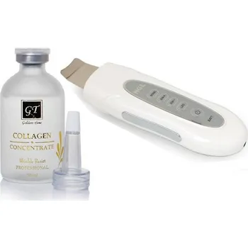 Golden Time Etani ultrazvuková špachtle + kolagen koncentrát 50 ml Kosmetická sada Golden Time Etani ultrazvuková špachtle + kolagen koncentrát 50 ml