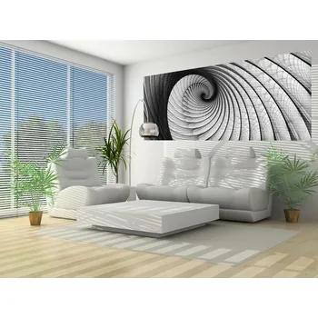 Fototapeta Fototapeta panoramatická vliesová Šedý hlemýžď