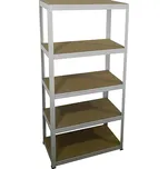 KOVONA Regál FUTUR PLUS 1800x1200x600 mm - 5 polic x 250kg, POZINK