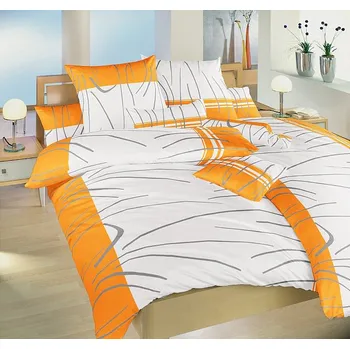 Povlečení Povlečení Tenerife oranžové Krep 40 x 50 cm