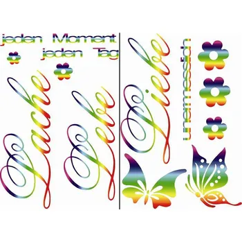 samolepka Samolepka Colourful Liebe SPN07