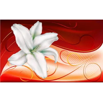 Fototapeta Fototapeta Bílá lilie papír 254 x 184 cm