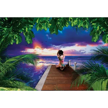 Fototapeta Fototapeta Lady with tattoo vlies 152,5 x 104 cm