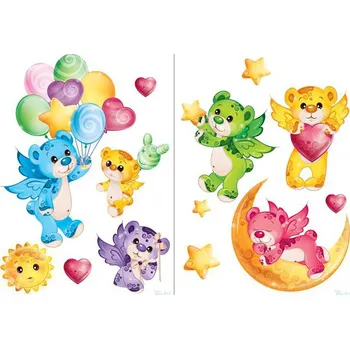 samolepka Dětská samolepka Medvídci SPN21