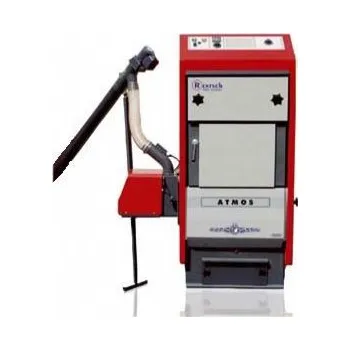 Kotel Atmos set D 25 P kotel na pelety + hořák A25 + šnekový dopravník DA2000 2m