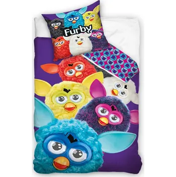 Povlečení Dětské povlečení Furby Bavlna 1ks 140x200 cm plus 1ks 70x80 cm