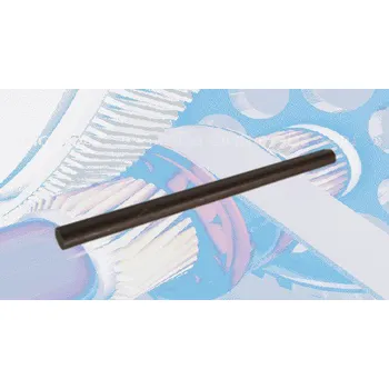 Závitová tyč Silonová tyč černá PA6 80mm / 1m - 6,00kg