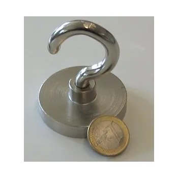 Zvedací magnet STRONG MAGNET S NOSNOSTÍ 75 kg (magnet s nosností cca 75 kg slouží k vytahování magnetických předmětů ze studní, rybníků, řek, skalních dutin a dalších jinak nedostupných míst.)