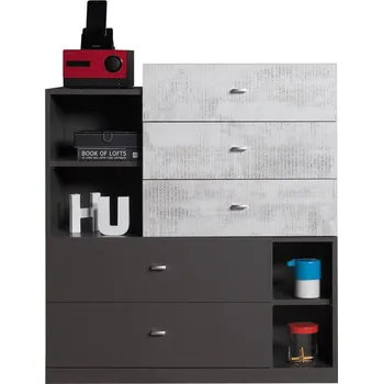 Komoda Komoda TA7 TABLO I grafit / enigma