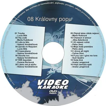 Karaoke DVD: 08 Královny popu Karaoke Karaoke DVD: 08 Královny popu