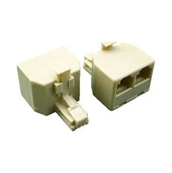 Datacom rozdvojka RJ11 6p4c cat.3 (2xFemale,1xMale)