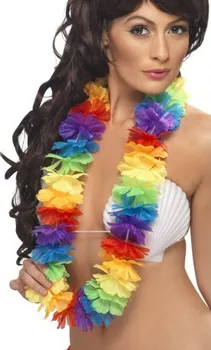 Karnevalový kostým Smiffys Květinový věnec - deluxe multicolor