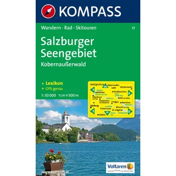 Salzburger Seengebiet, Kobernaußerwald (Kompass - 17) - turistická mapa