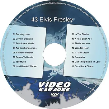 Karaoke Karaoke DVD: 43 Elvis Presley
