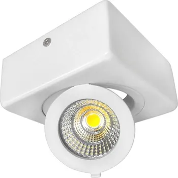 LED přisazené svítidlo COB čtverec 12W normální bílá