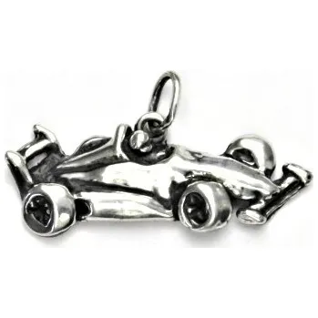 Přívěsek Stříbrný přívěsek formule s patinou, přívěšek ze stříbra, P 346