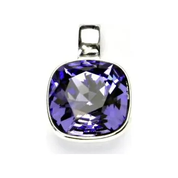 Přívěsek Stříbrný přívěsek se Swarovski krystal tanzanit, přívěšek ze stříbra, P 1375