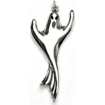 Přívěsek Stříbrný přívěsek s patinou, duch, přívěšek ze stříbra, stříbro, P 383