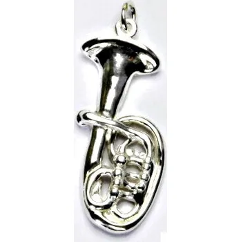 Šperk Stříbrný přívěsek, trumpeta, přívěšek, stříbro, P 292