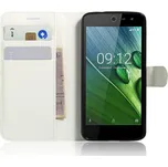 Pouzdro TVC WalletCase pro Acer Liquid Zest Z525 Z528 Barva: Bílá