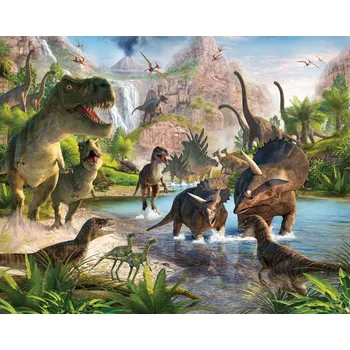 Walltastic fototapeta Dinosauři 304,8 x 243,8 cm Fototapeta Walltastic fototapeta Dinosauři 304,8 x 243,8 cm