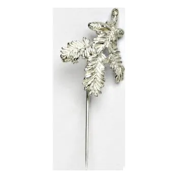 Přívěsek Stříbrný špendlík, smrková větvička, stříbro, doplněk, Š 610