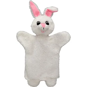 maňásek Maňásek na ruku - Králíček bílý (34 cm)