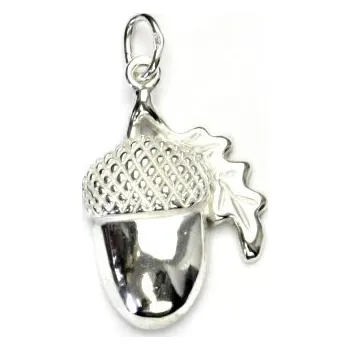 Šperk Stříbrný přívěsek, žalud, přívěšek ze stříbra, stříbro, P 355