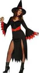 Karnevalový kostým Guirca Kostým Čarodějnice - červená