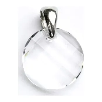 Přívěsek Stříbrný přívěsek,Swarovski krystal twist pendant čirý,přívěsek ze stříbra,P 1302
