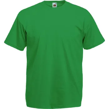 Pánské tričko Fruit of the Loom Pánské tričko Fruit of the Loom Valueweight Zelená XXL